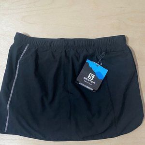 New Tags black Salomon ActiveDry Agile Skort Size M